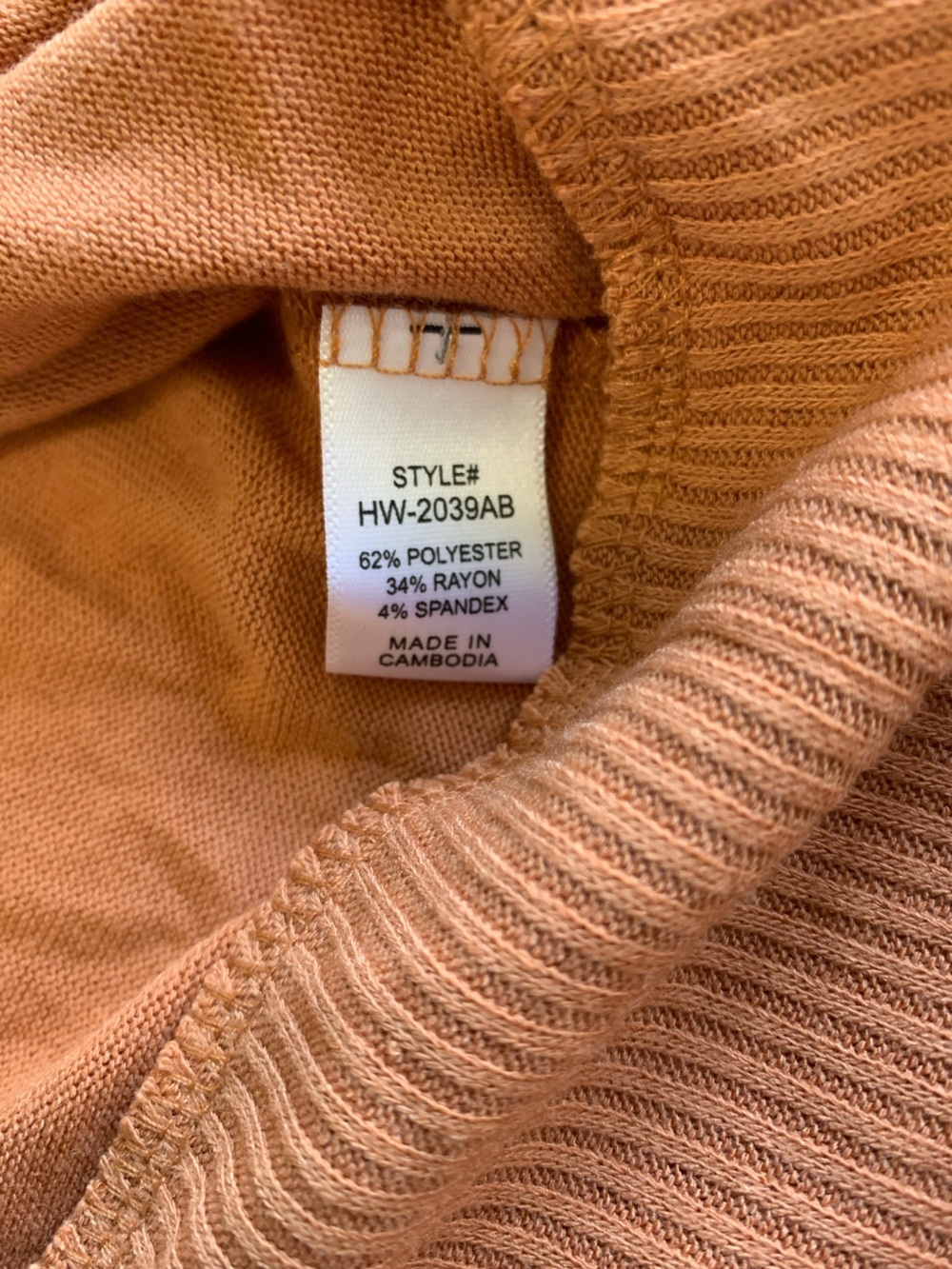 Lightweight Rust Button-Front Cardigan - Unbranded - Picture 4 of 5